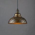 Retro Industrial Color Block Aluminum Pendant Light