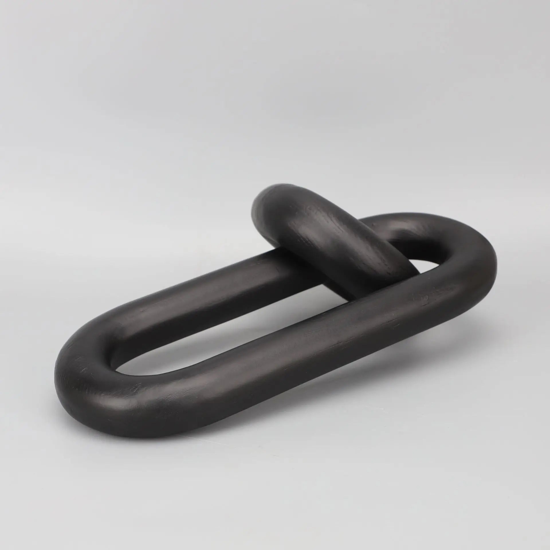 DecorBites™ Black Geometric Resin Ornament Ring Decor Home Figurine