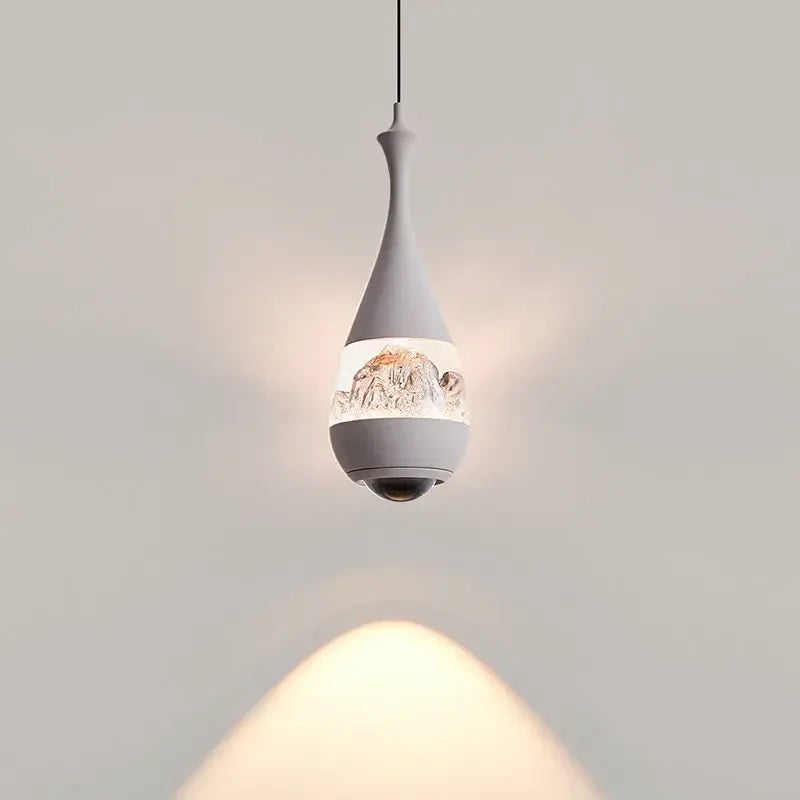 DecorBites™ ثريا متدلية كريستالية لديكور غرفة الطعام الاسكندنافي