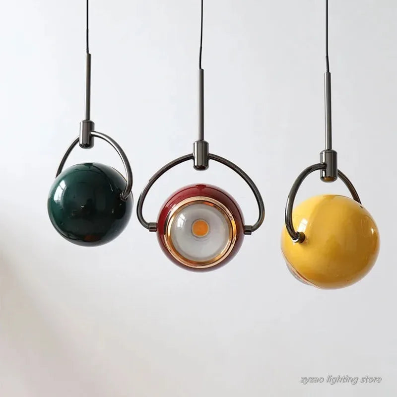 Modern Colorful Aluminum Mini Pendant Light