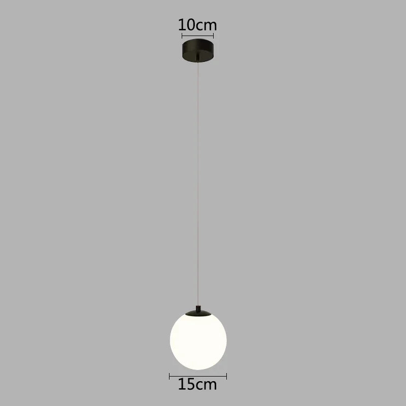 ثريا معلقة DecorBites™ الذهبية الزجاجية بإضاءة LED لغرفة الطعام وغرفة النوم
