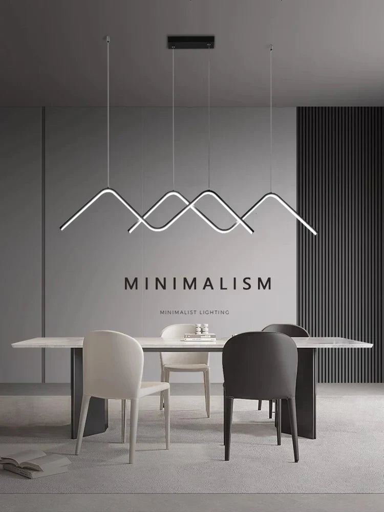 DecorBites™ مصابيح LED هندسية متدلية ثريا إضاءة عصرية بسيطة