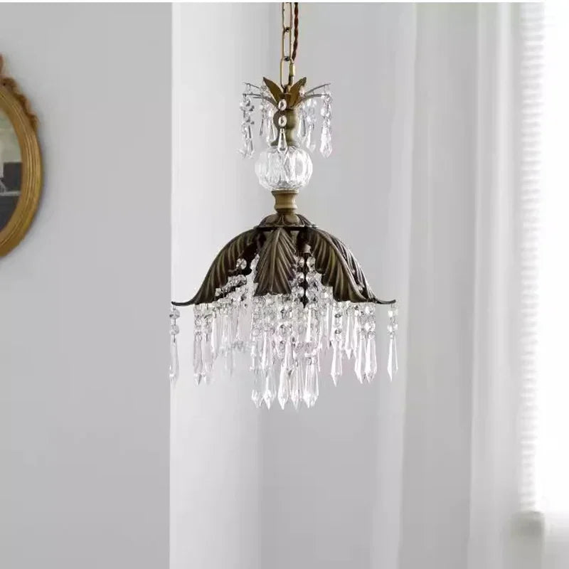 DecorBites™ Brass Pendant Chandelier for Retro Restaurant, Bedroom, Hallway