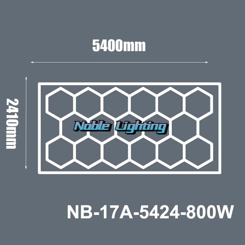DecorBites™ Hexagon LED Ceiling Light: High-Performance, Best-Selling, Honeycomb Design