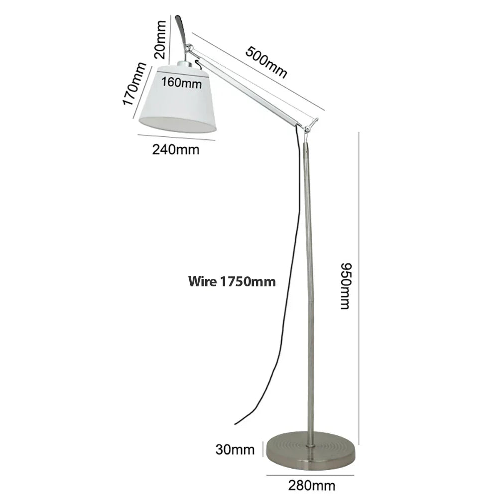 DecorBites™ Adjustable Industrial Wall Light for Bedside, Study, Office, Living Room