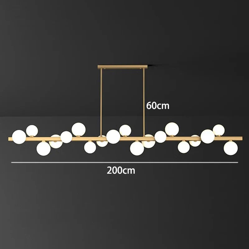 ثريات DecorBites™ LED المتدلية للديكورات المنزلية الحديثة والإضاءة الداخلية