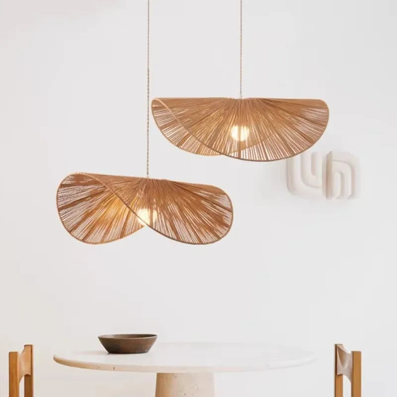 DecorBites™ Bamboo Wabi Sabi Chandelier Pendant Lights for Home Décor