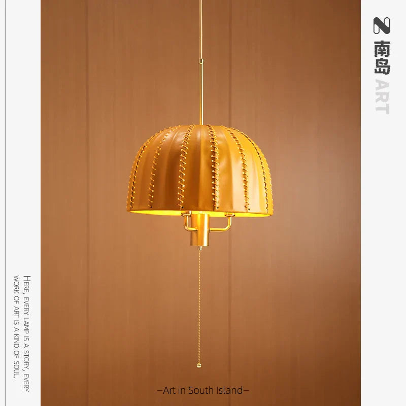 ثريا جلد DécorBites™‎: تصميم أوروبي برأس واحد لغرفة النوم