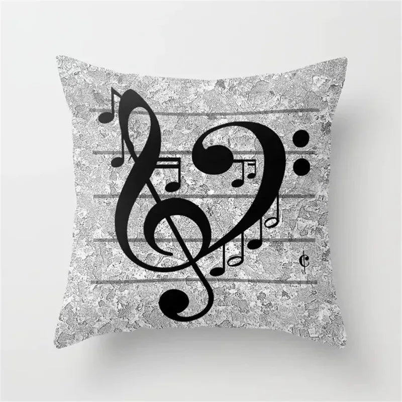 DecorBites™ Black Camera Print Retro Cushion Cover for Home Sofa Chair