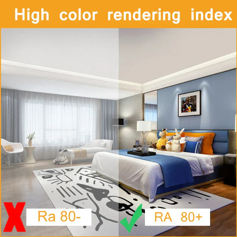DecorBites™ مصباح LED بشكل U E27 للإضاءة المنزلية والديكور لغرفة المعيشة