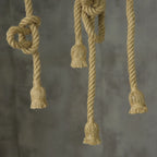 Vintage Hemp Rope Industrial Pendant Light
