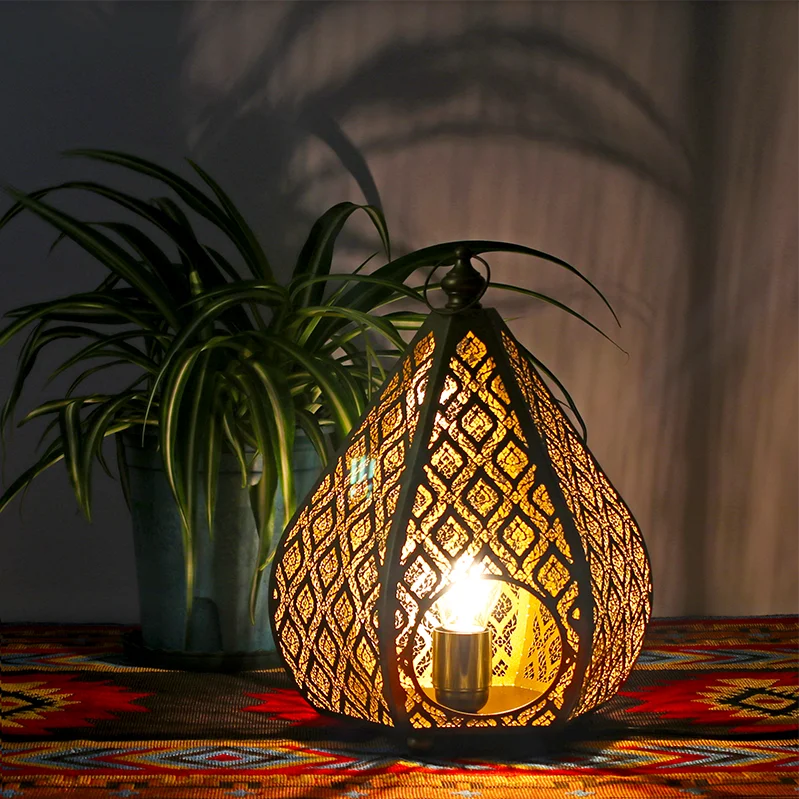 DecorBites™ حامل شموع القرع: حلية ديكور طاولات فاخرة خفيفة على الطراز الأوروبي القديم