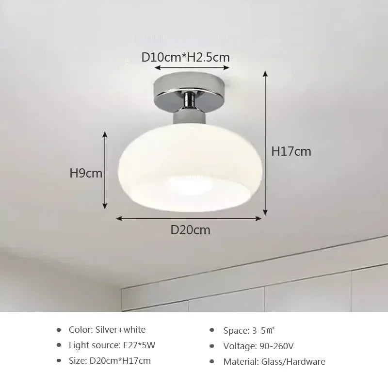 مصباح سقف ذهبي من DecorBites™ LED للمنزل والفنادق وغرف النوم وغرف المعيشة - وحدة إضاءة عصرية