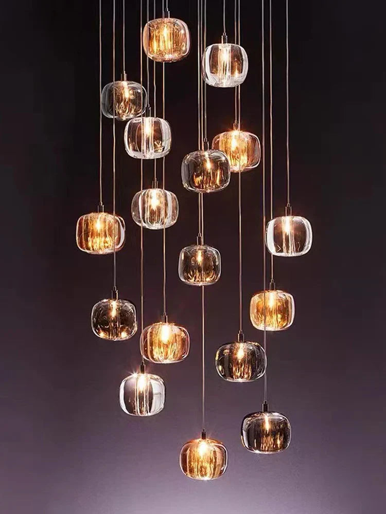 ثريا سقف كريستال LED من DecorBites™ لغرفة المعيشة وغرفة النوم وغرفة الطعام والمطبخ