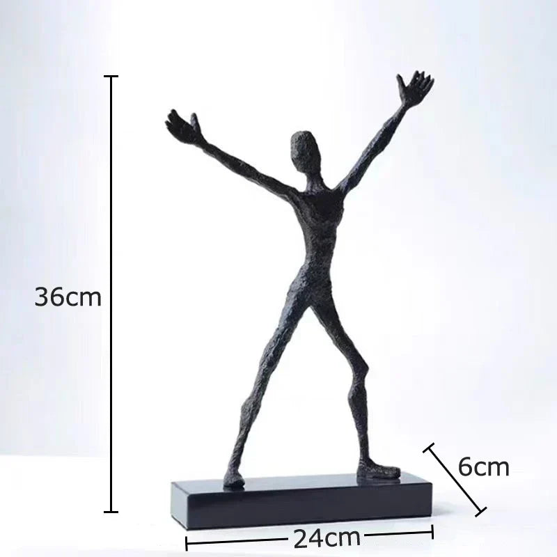 DecorBites™ Abstract Lovers Sculpture Desk Ornament Home Decor Aesthetic Figure