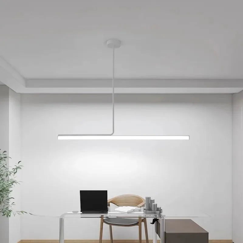Nordic Long Strip Metal Pendant Light