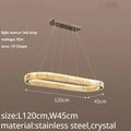DecorBites™ Crystal LED Chandelier: Modern Luxury Lighting for Living & Dining Room