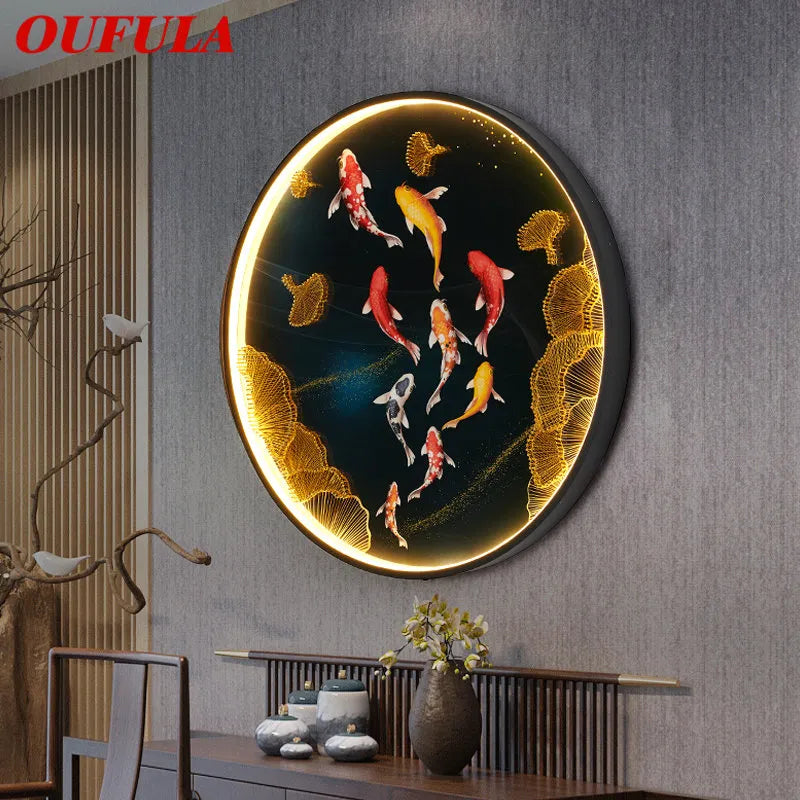 مصابيح الحائط LED على شكل أسماك من DecorBites™: مصباح إضاءة إبداعي لغرفة النوم