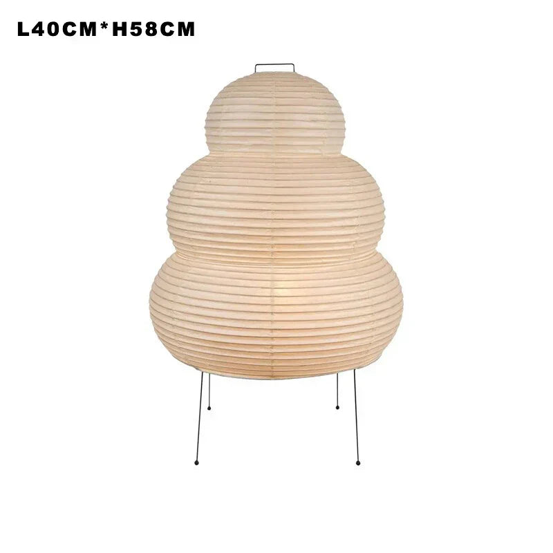 DecorBites™ Japanese Style Paper Floor Lamp for Home Décor and Lighting