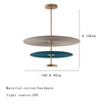 DecorBites™ Cotton Round LED Pendant Lights Green Red Art Decoration Offices Bedrooms
