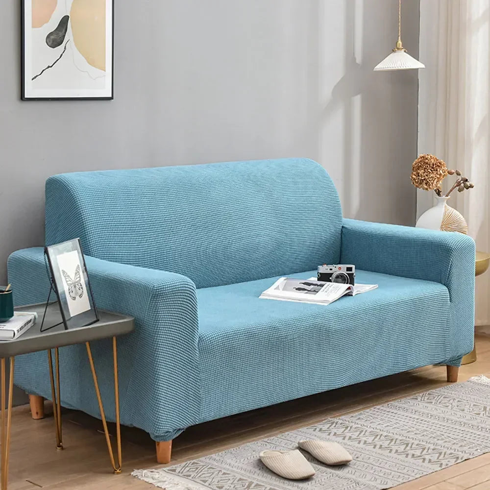 DecorBites™ 3D Quilted Thicken Sofa Cover Stretch Spandex Polyester Couch Slipcover