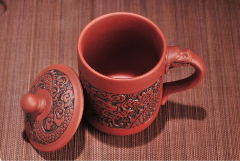 DecorBites™ Dragon Phoenix Thermo Coffee Travel Mug Gift