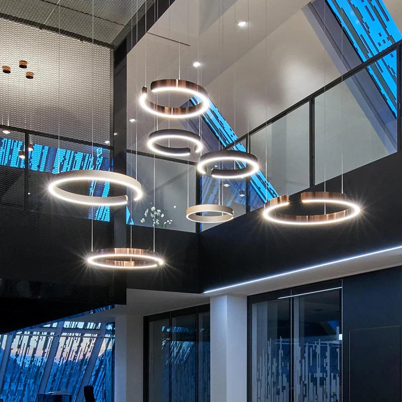 DecorBites™ ثريا LED: إضاءة داخلية عصرية لغرفة النوم، غرفة المعيشة، قاعة الدراسة