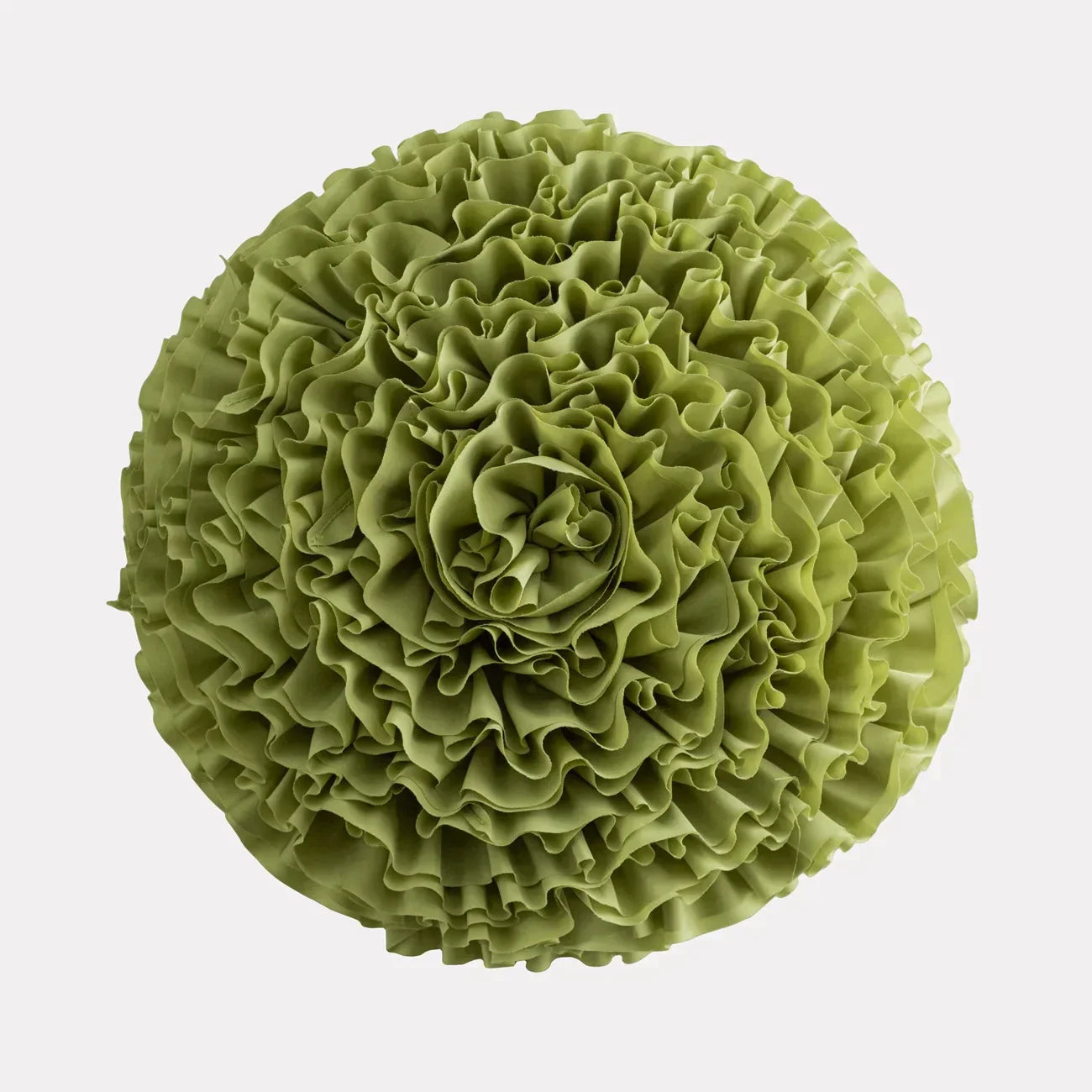 غطاء وسادة ديكور بايتس™ Green Flower لمقعد السيارة والأريكة، ديكور منزلي، وسادة مربعة