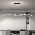 Modern Black and White Metal LED Pendant Light
