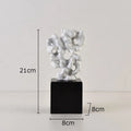 DecorBites™ Coral Creative Resin Sculpture, Modern Taihu Stone Desk Ornament for Home Decor
