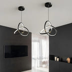Nordic Metal LED Pendant Light in Black or Gold