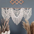 DecorBites™ نسيج مكرمية كبير بوهيمي للتعليق على الحائط لديكور البوهو في غرفة المعيشة