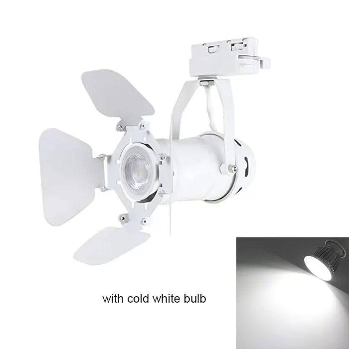 DecorBites™ 4-Light Industrial Track Spotlight for Mall Exhibition Office LED Lighting