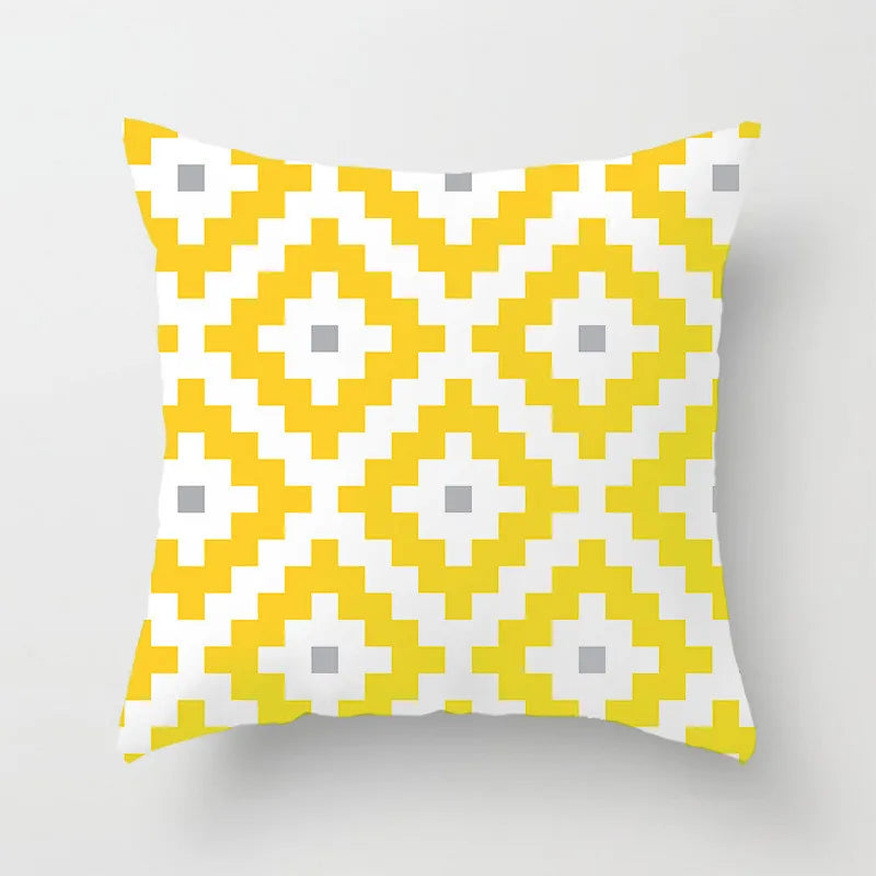 DecorBites™ Geometric Stripe Pillowcase for Modern Home Decor