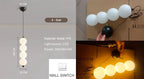 Nordic Gold 4-Globe Metal Pendant Light