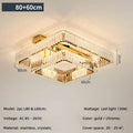 DecorBites™ Crystal Ceiling Chandelier Dimmable LED Lights for Luxury Foyers and Bedrooms