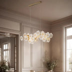 Modern Linear Metal Pendant Light for Kitchen Island