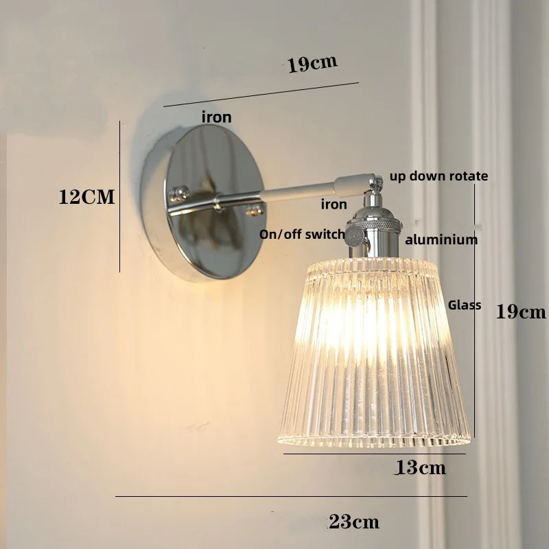 DecorBites™ Iron Ceramic LED Wall Lights | Nordic Modern Pull Chain Switch Sconce Wandlamp