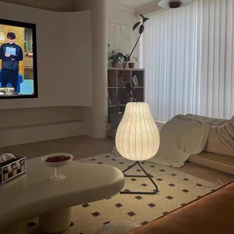 مصباح أرضي LED على شكل كمثرى من DecorBites™ لديكور المنزل والإضاءة في غرفة المعيشة وغرفة النوم وغرفة الطعام والدراسة