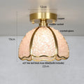 DecorBites™ Glass Crystal Ceiling Light Fixture Modern Nordic Design