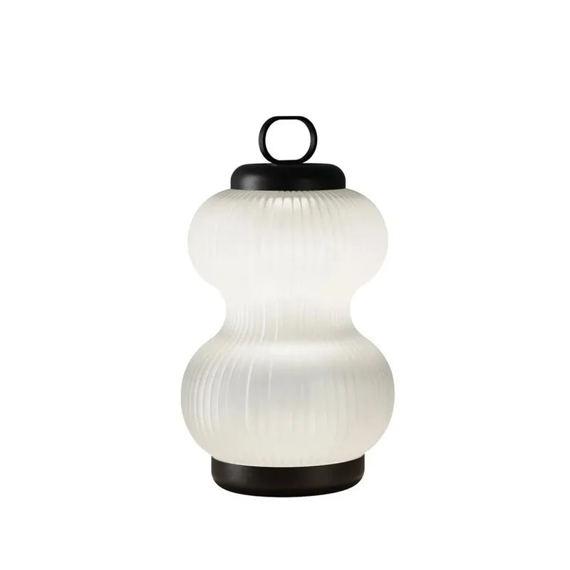 DecorBites™ Black & White Glass Chandelier | Minimalist Nordic Bedroom Decor Floor Lamp