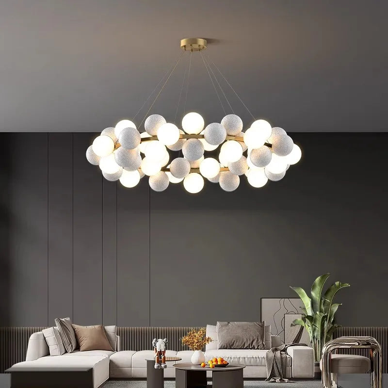 ثريات LED معلقة من DecorBites™ لديكور المنزل العصري، إضاءة داخلية لغرف المعيشة وغرف الطعام