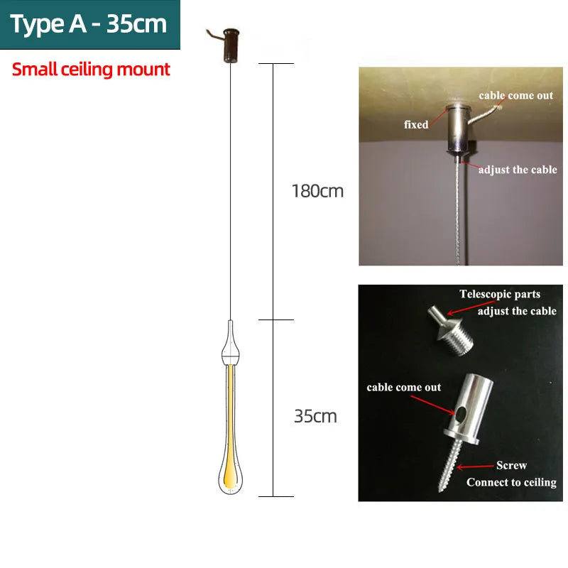 DecorBites™ Crystal Water Drop Chandeliers: Modern Luxury LED Lighting for Bedroom, Bar & Decor