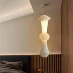 Japandi White Rice Paper Akari Pendant Light