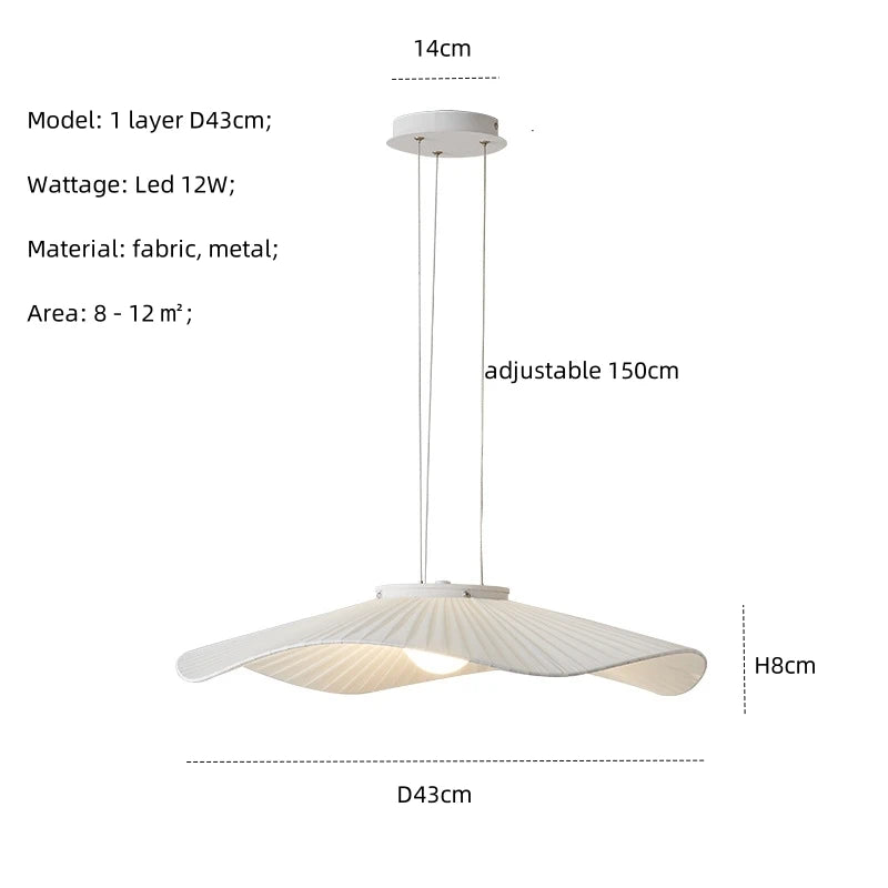 Modern Nordic Fabric Pendant Light