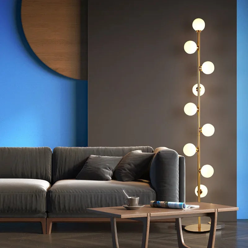 مصابيح أرضية LED من DecorBites™: إضاءة عصرية قائمة لغرفة المعيشة وغرفة النوم
