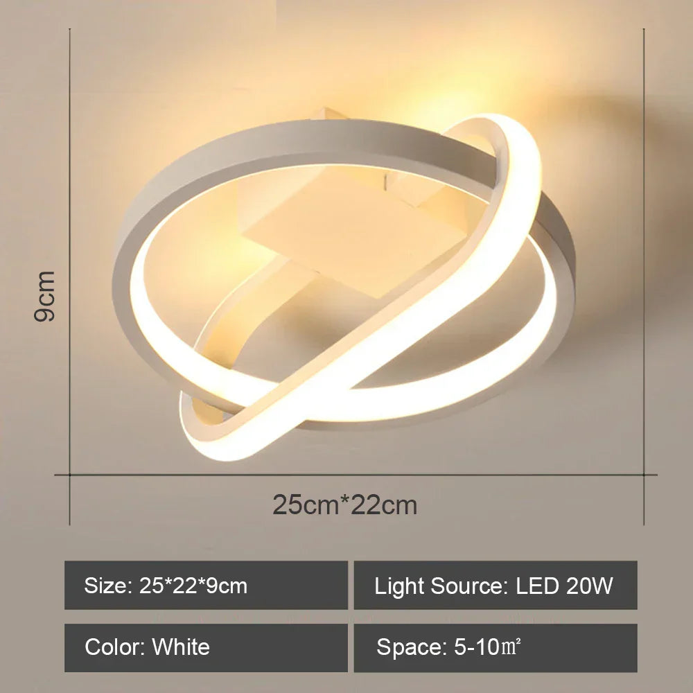 DecorBites™ LED Ceiling Light for Modern Living Room Bedroom Lighting