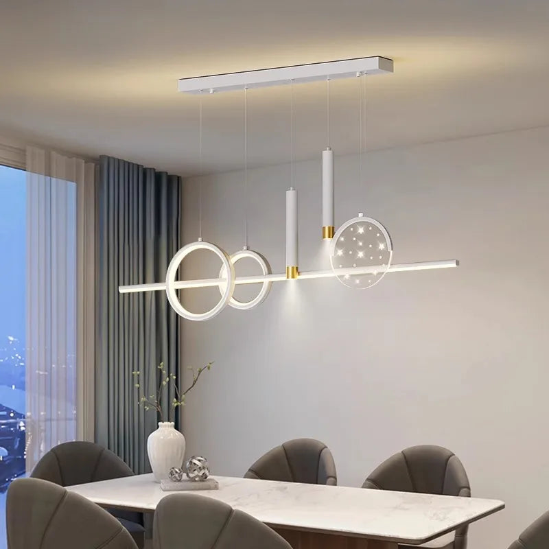 ثريات DecorBites™ LED المتدلية لغرف المعيشة والطعام العصرية