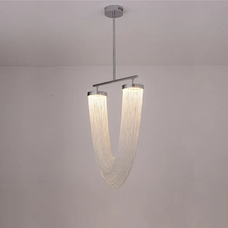 DecorBites™ مصباح سقف LED ألومنيوم ثريا معلقة لمدخل المنزل