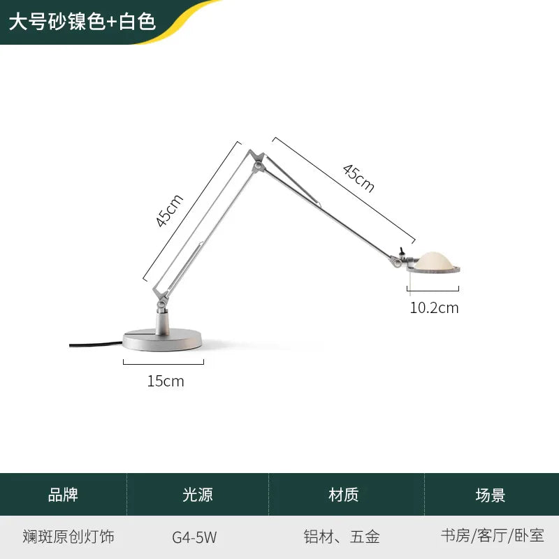 DecorBites™ Adjustable LED Desk Lamp for Home, Studio, Study, Bedroom, Cafe